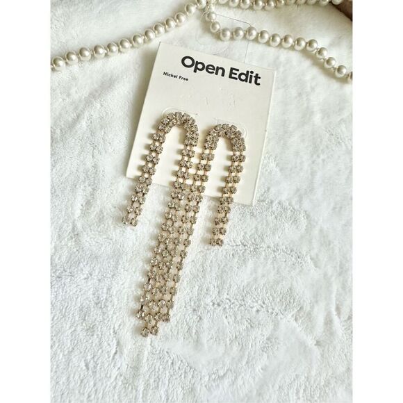 Open edit rhinestone chandelier sparkly earrings from Nordstrom‘s ￼ - Picture 4 of 4